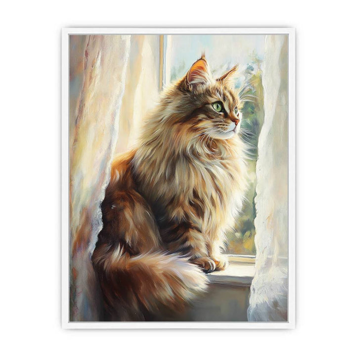 Whispering Paws Framed Print