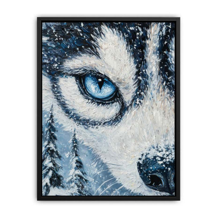 Blue Eyes Husky  Painting