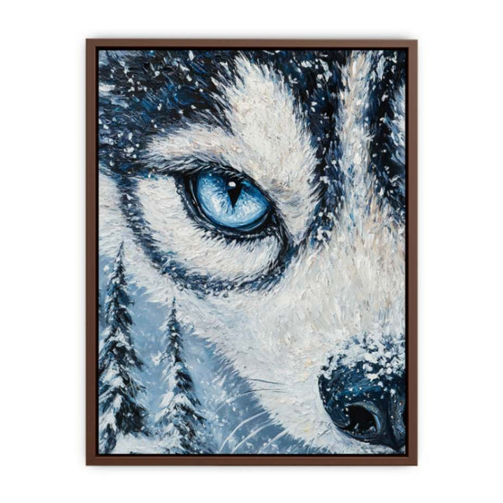 Blue Eyes Husky  Poster
