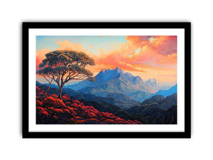 Mount Bartle Frere  Art Print