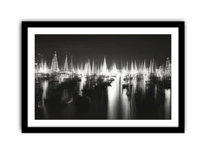 Sailboats Serenity  Art Print