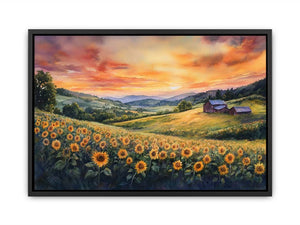 Sunflower Sunset  Painting