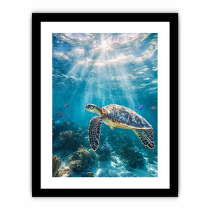 Eternal Swimmer  Art Print