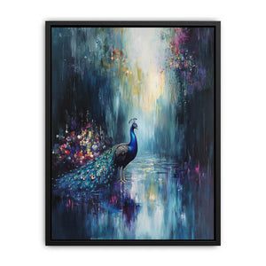 Peacock In Rain  Painting