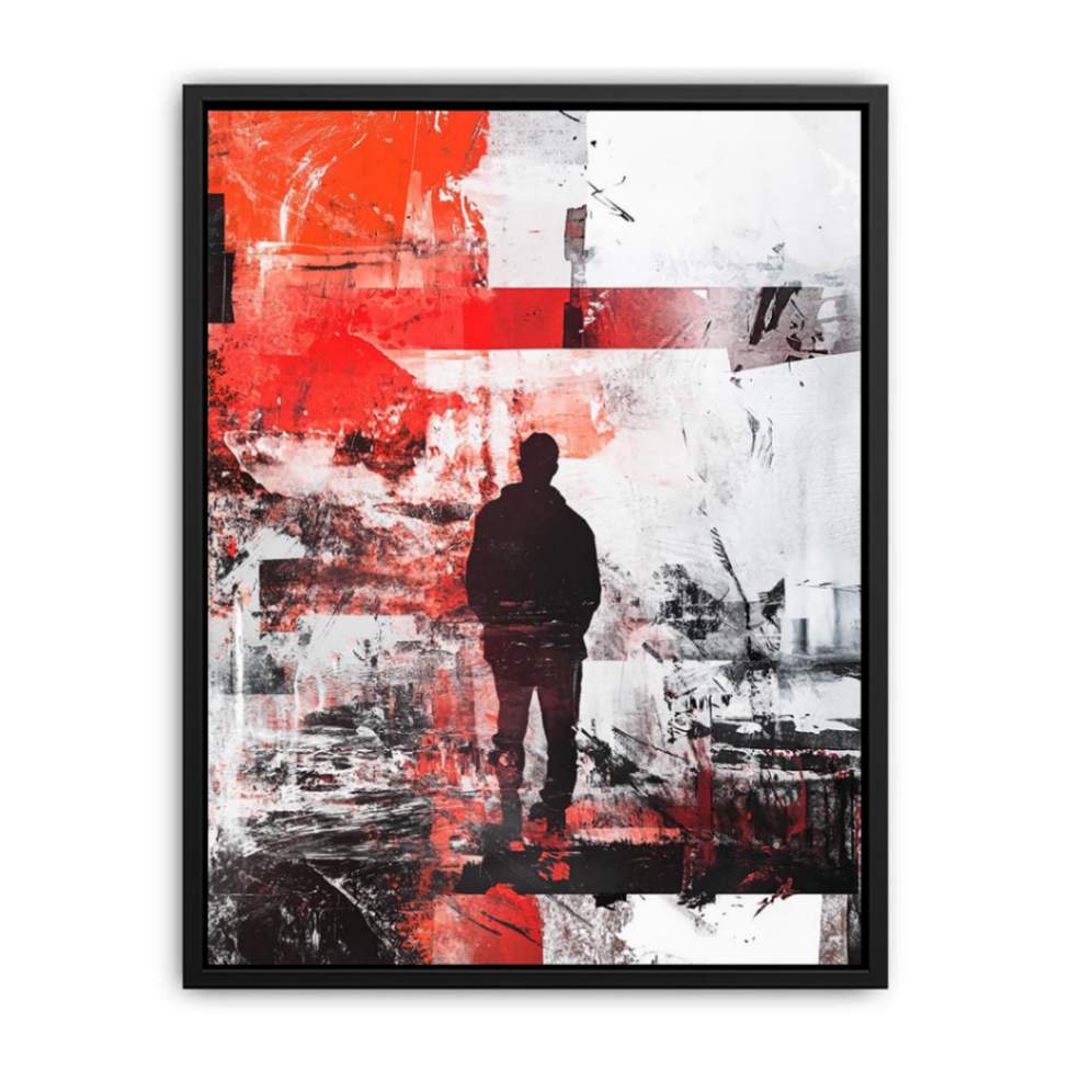 Man Modern Graffiti  Painting