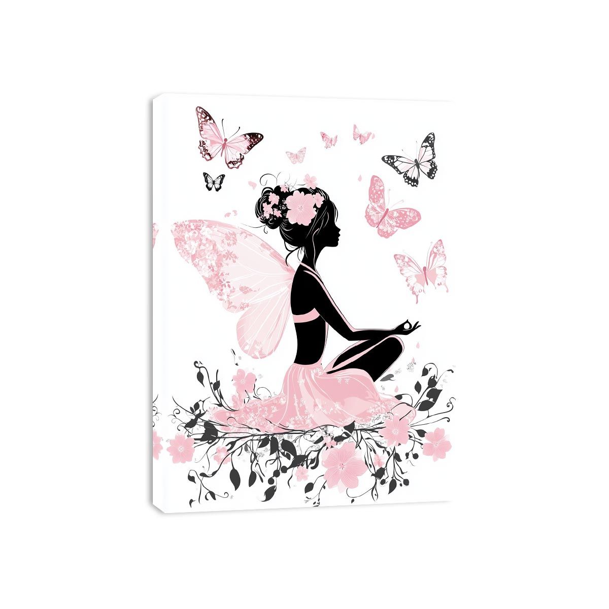 Butterflies In Bloom Canvas Print