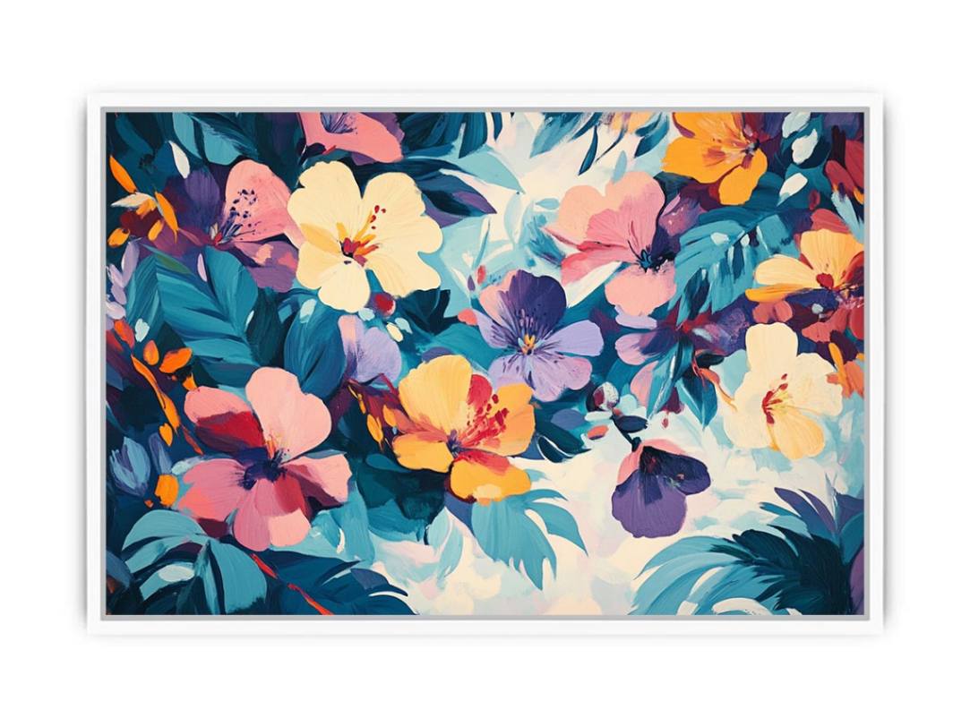 Dancing Petals Framed Print