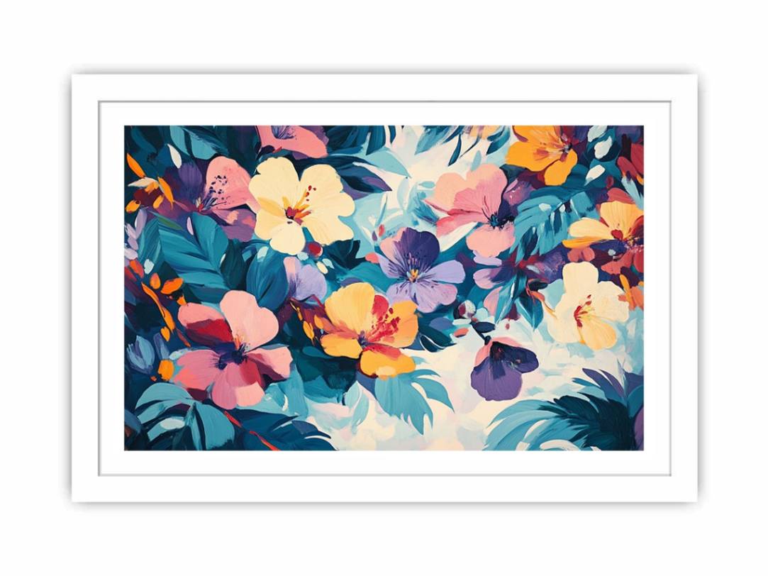 Dancing Petals Streched canvas