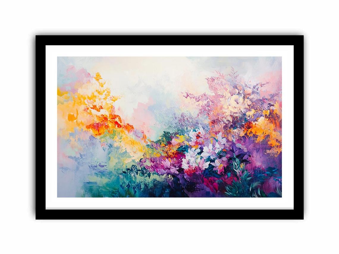 Aurora Of Flowers  Art Print