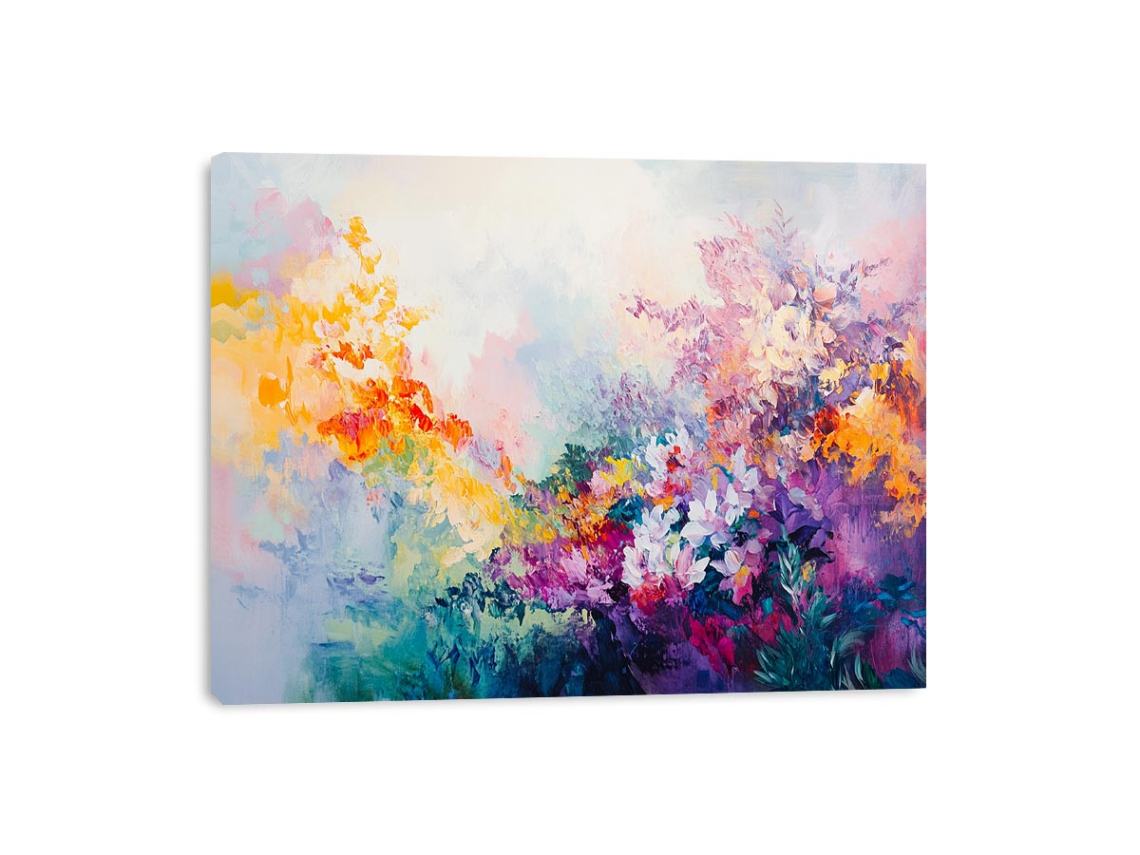 Aurora Of Flowers Canvas Print