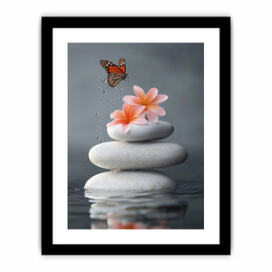 Whispering Wings On Stone  Art Print