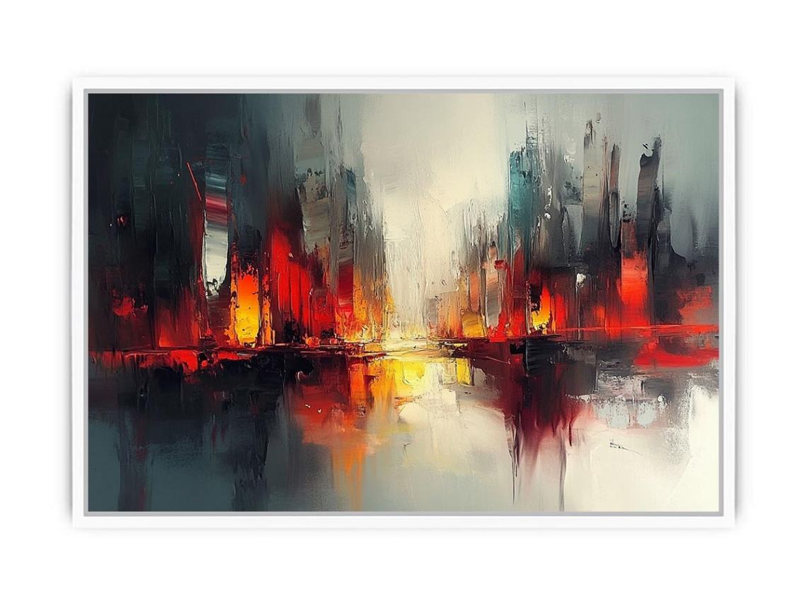 Echoes Of Color Framed Print