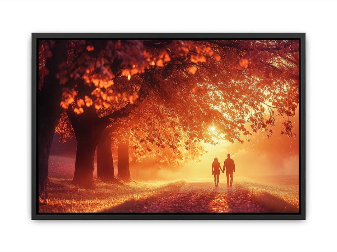Golden Ember Symphony  Painting
