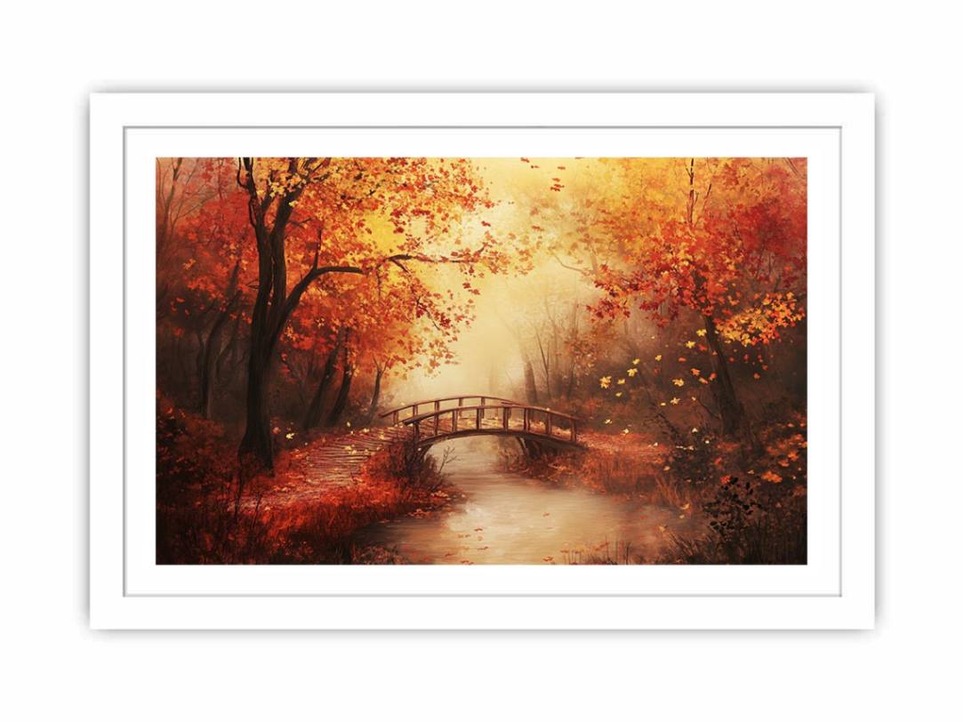 Autumn’s Serenade Streched canvas
