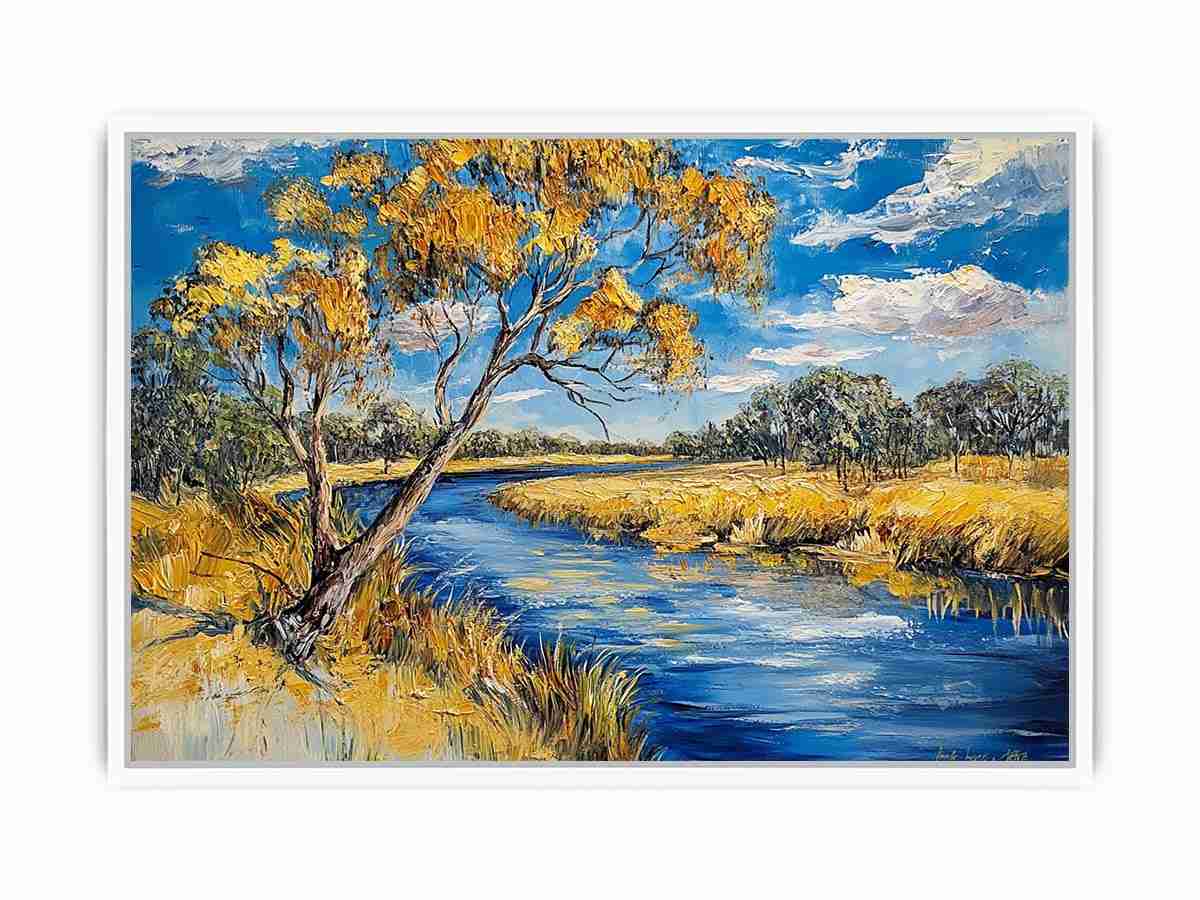 Darling River Framed Print