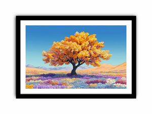 Golden Love Canopy  Art Print