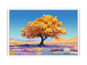 Golden Love Canopy Framed Print