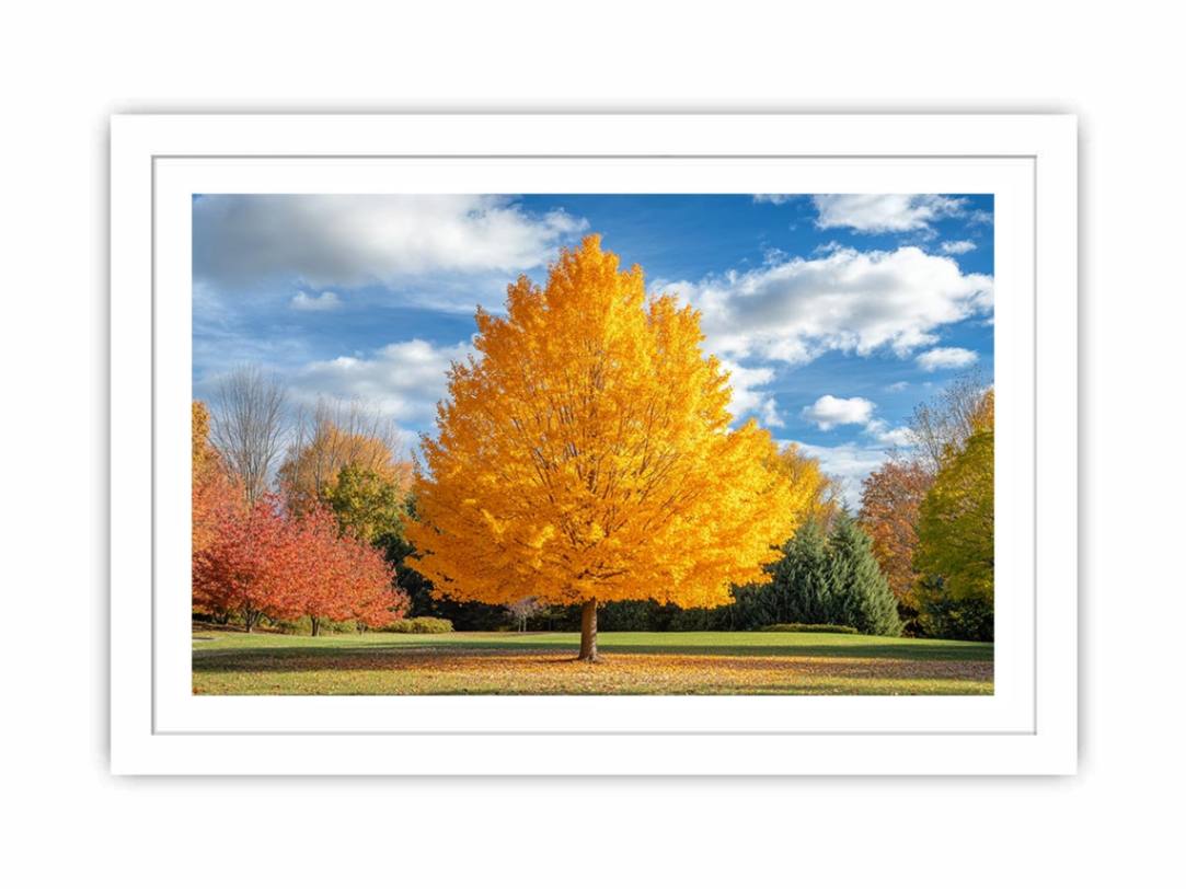 Vibrant Autumn Streched canvas