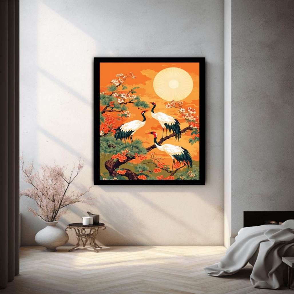 Whispering Cranes Of Twilight 