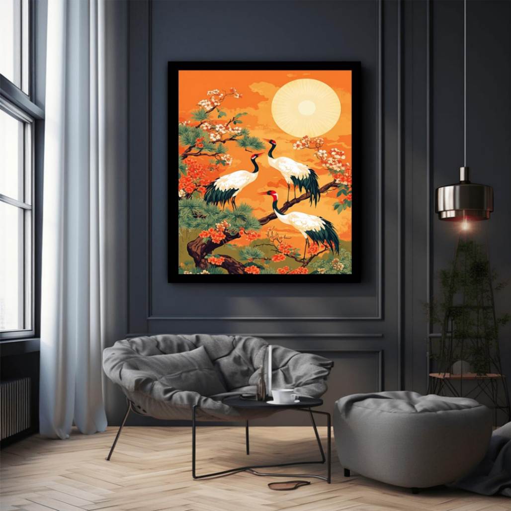 Whispering Cranes Of Twilight 
