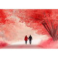 Autumn Stroll Of The Hert