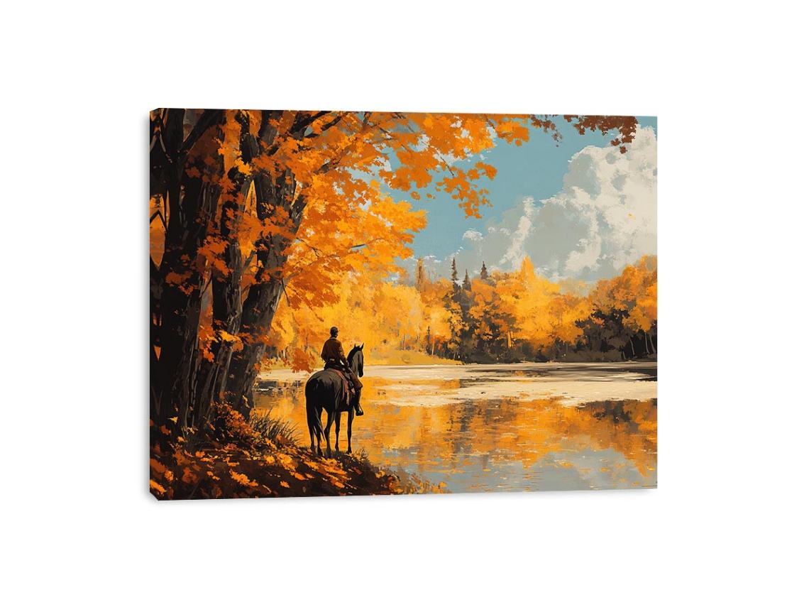 Horseman Canvas Print