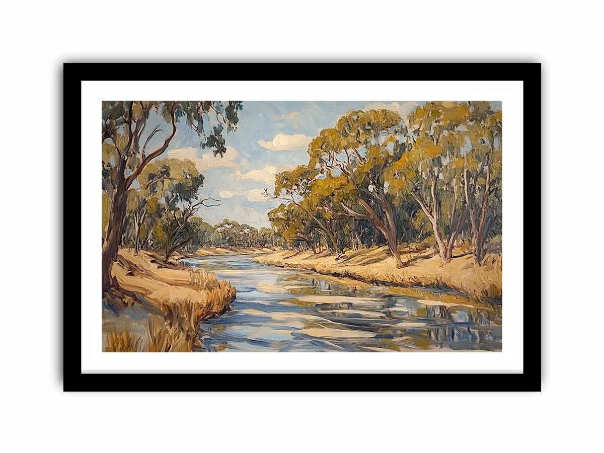 Diamantina River  Art Print
