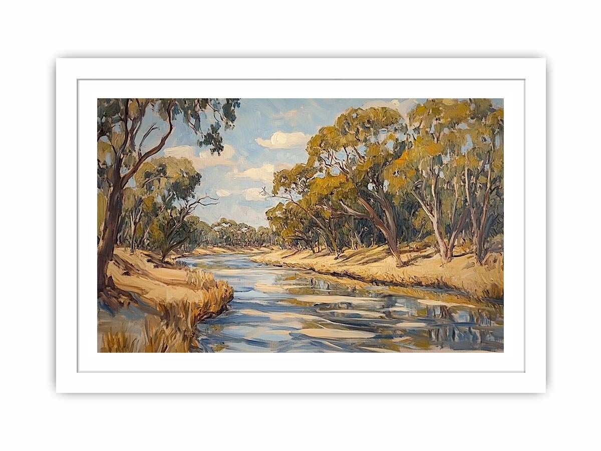 Diamantina River Streched canvas