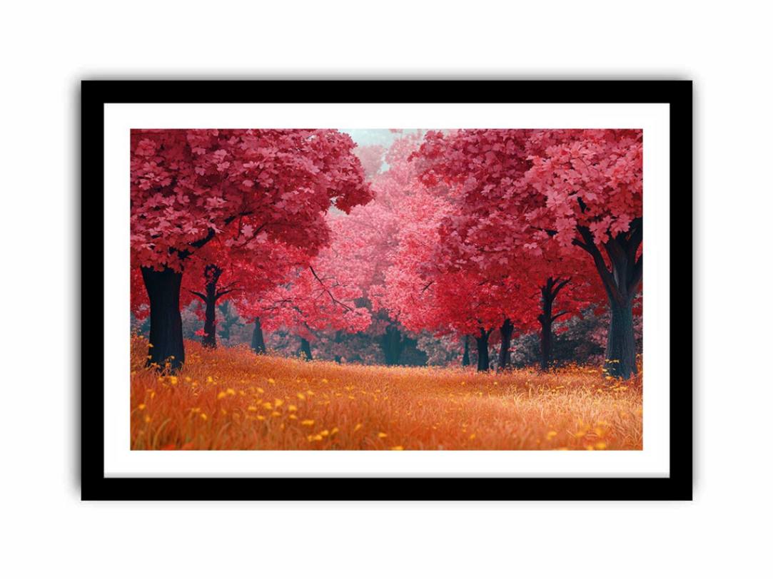 Crimson Crown Of Fall  Art Print