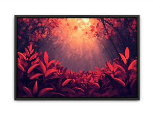 Autumn’s Fiery Sentinel  Painting