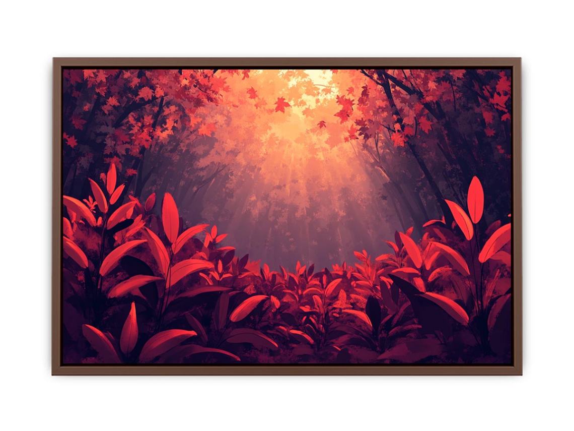 Autumn’s Fiery Sentinel  Poster