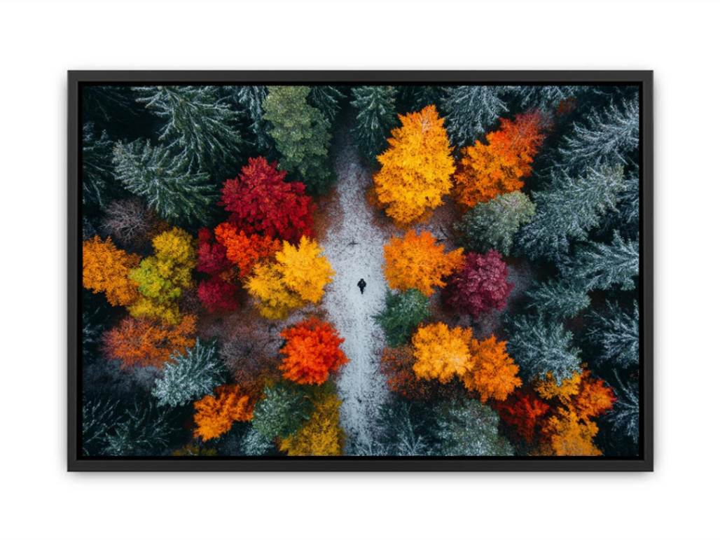 Autumn Serenade Of Trees  Painting