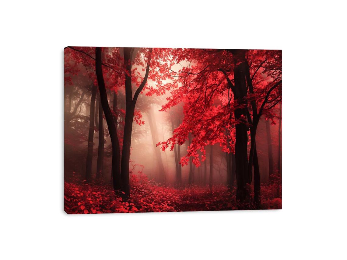 Amber Autumn Twilight Canvas Print