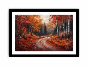 Crimson Avenue  Art Print