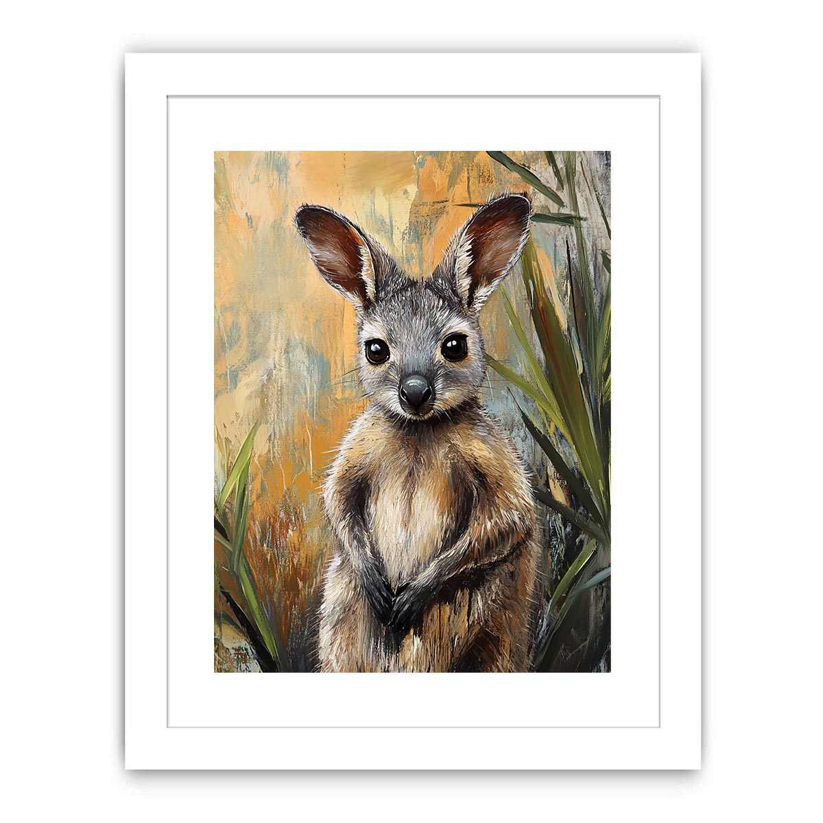 Wallaby Streched canvas