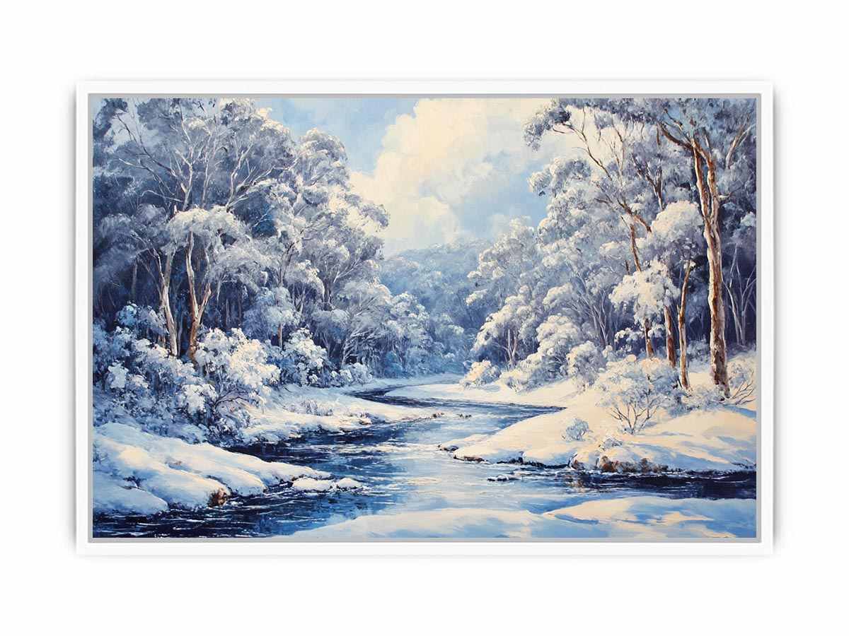 Snowy River Framed Print