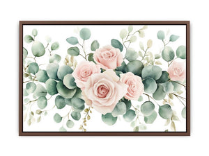 Sage Green Floral   Poster