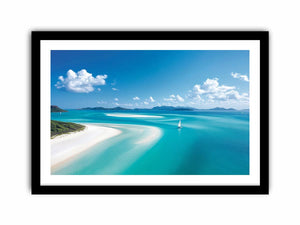 Whitsunday Sandy Beach  Art Print