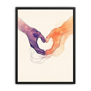 Whispers Between Palms  Painting