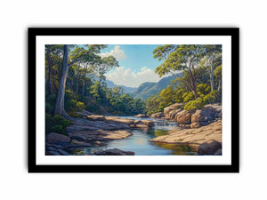 Hunter River  Art Print