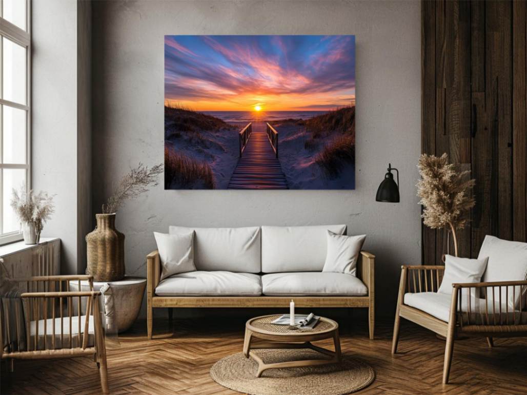 Beach Path Sunset 
