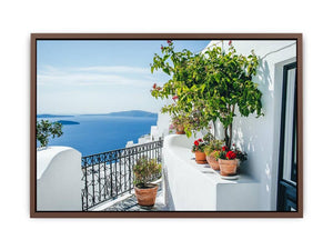 Santorini Terrace  Poster