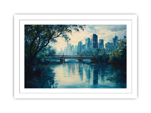 Yarra River Streched canvas