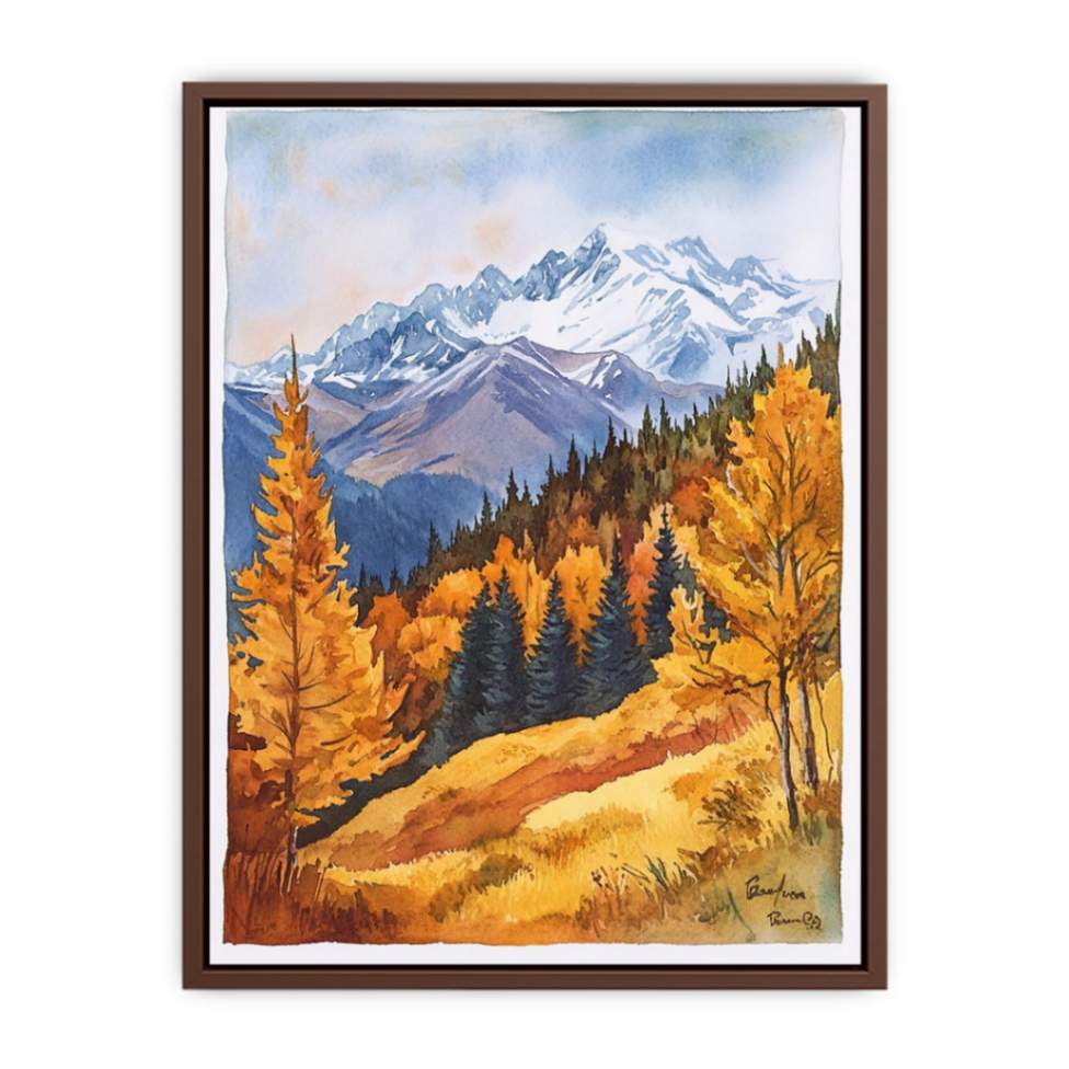 Flowing Colors Of Dawn  Poster