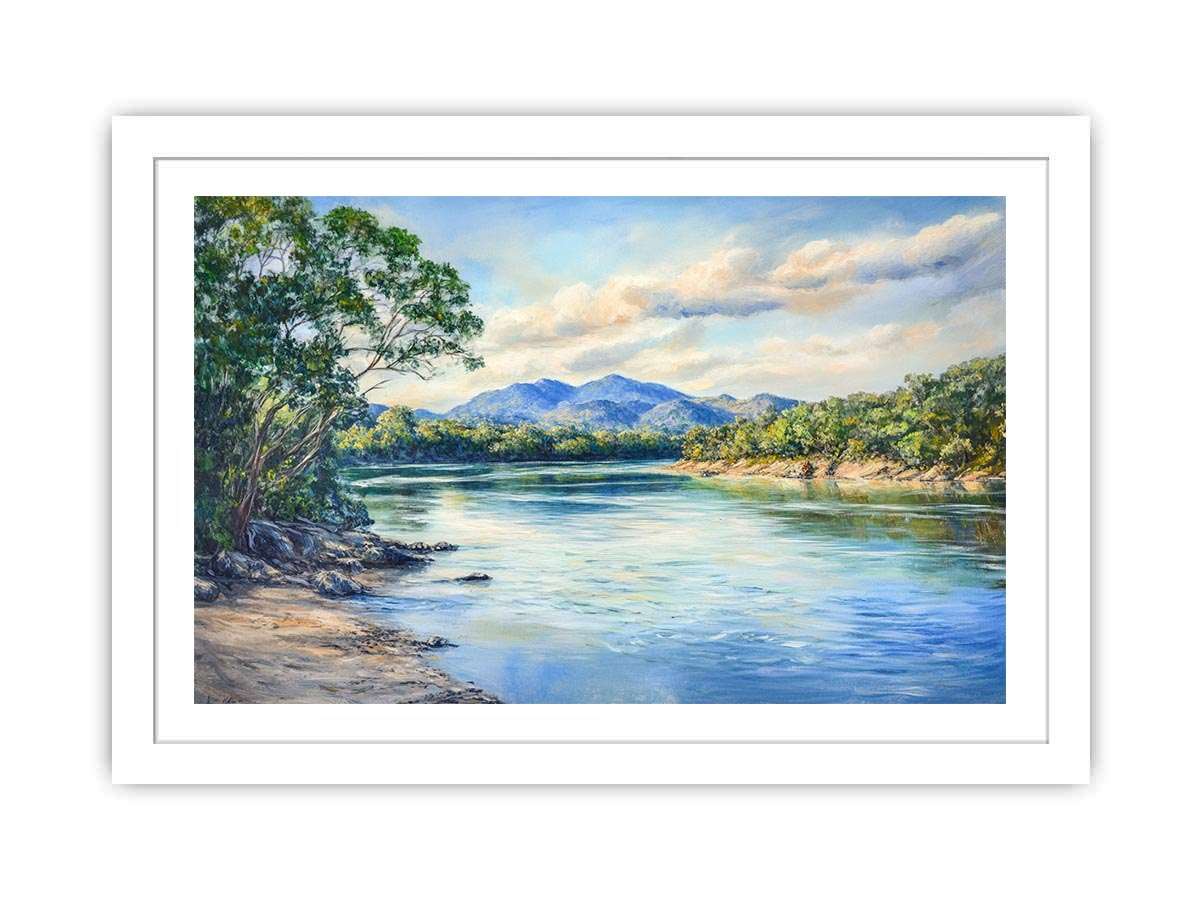 Tamar River Streched canvas