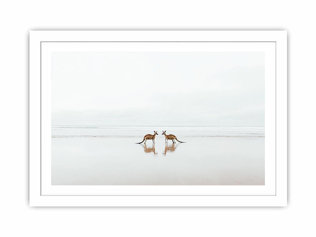 Moonlit Leapers Streched canvas