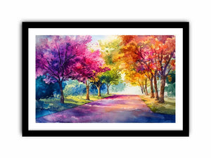 Brushstrokes Of Serenity  Art Print