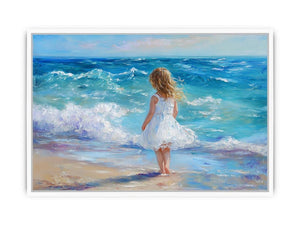 Infinite Azure Dreams Framed Print
