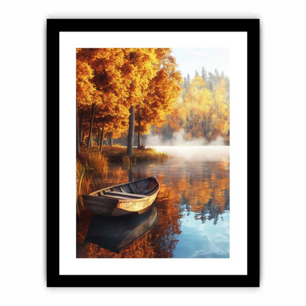 Autumn Lake   Art Print