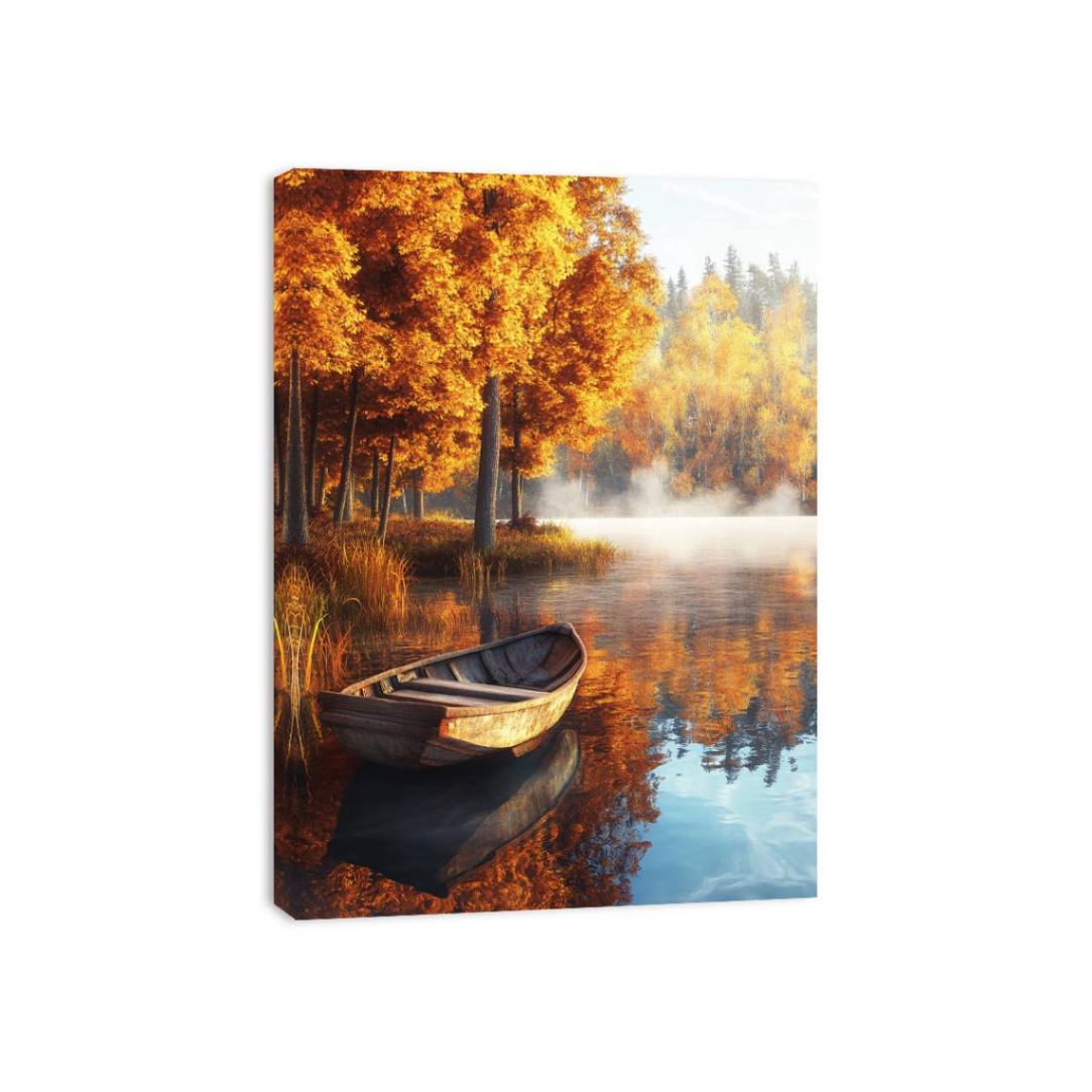 Autumn Lake  Canvas Print